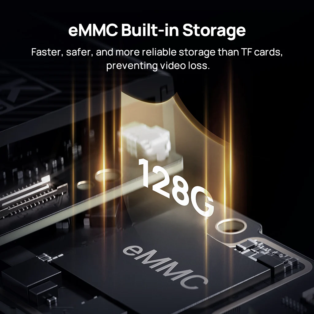 70mai Dash Cam 4K M800 with Built-In eMMC, Dual Sony STARVIS 2, HDR Recording, 4G LTE & Compact Design - Image 13