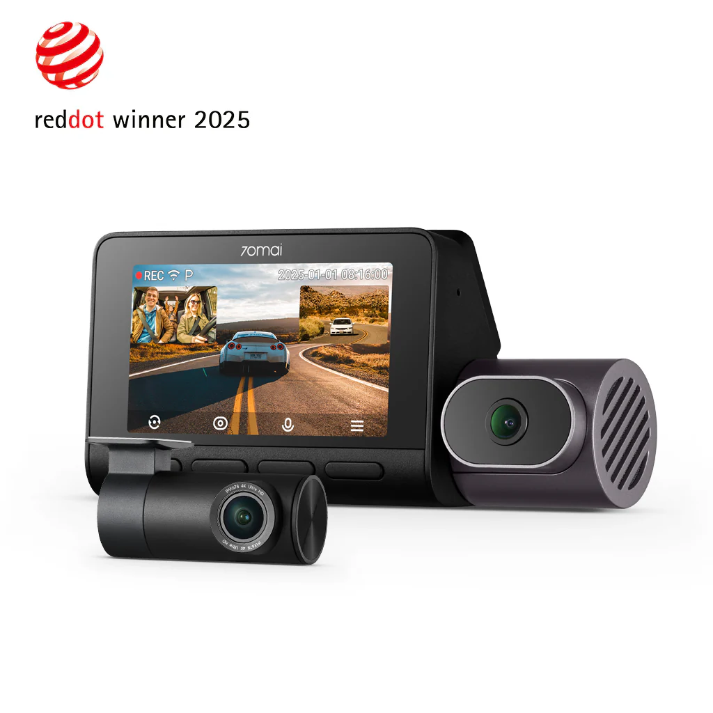 70mai Dash Cam 4K T800 3-Channel w/ Dual 4K, STARVIS 2 IMX678, HDR Night Vision, AI Detection, Emergency Record, 4G LTE & Supercapacitor - Image 21