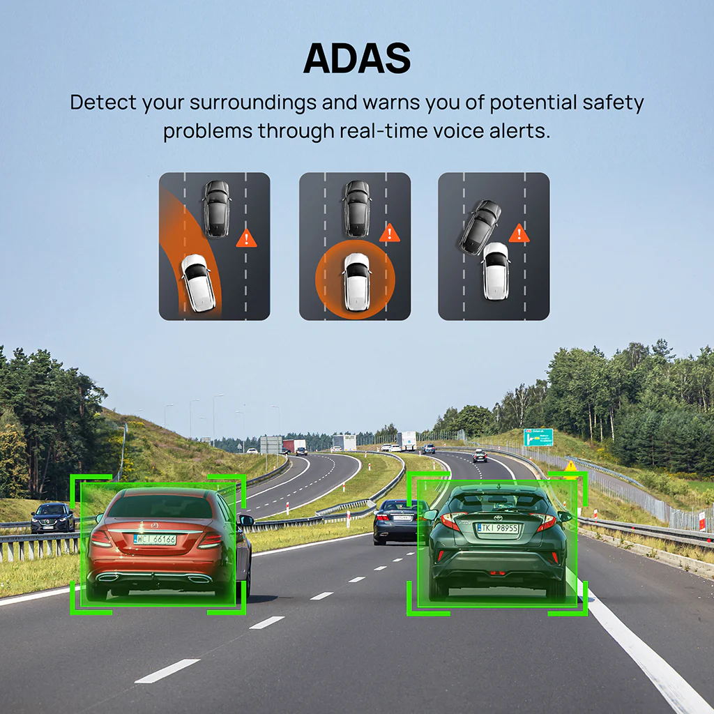 70mai Dash Cam A510 2.7K HD with Sony STARVIS 2, 4G LTE & Dual HDR Supported - Image 9