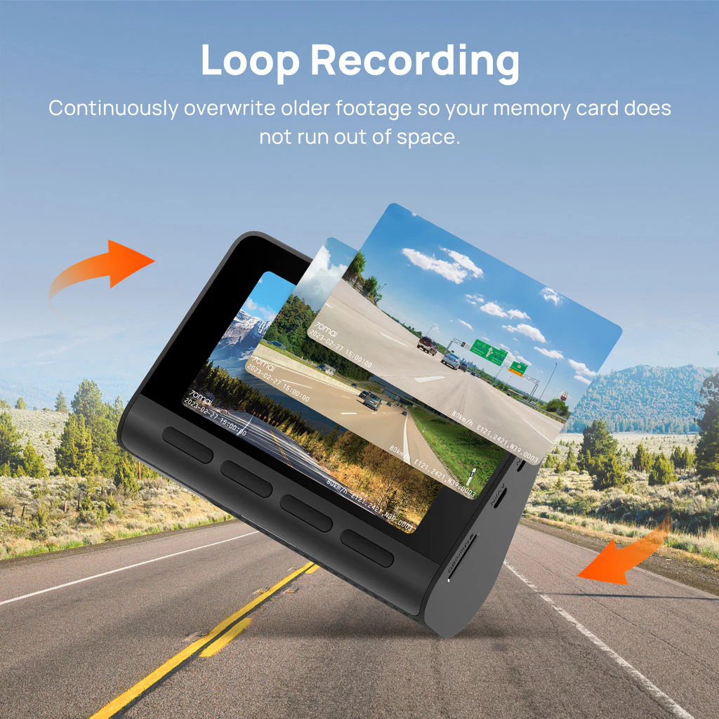70mai Dash Cam A800S 4K UHD with 3-Inch IPS Screen & Dual-Channel Supported - Image 10