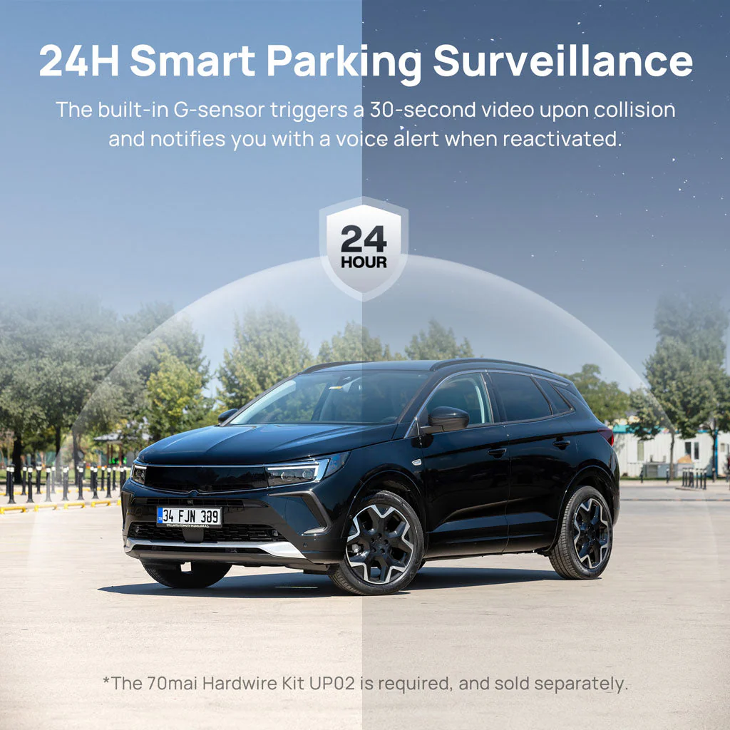 70mai Dash Cam 3 1080P HDR with Sony STARVIS 2 & Voice Control - Image 7