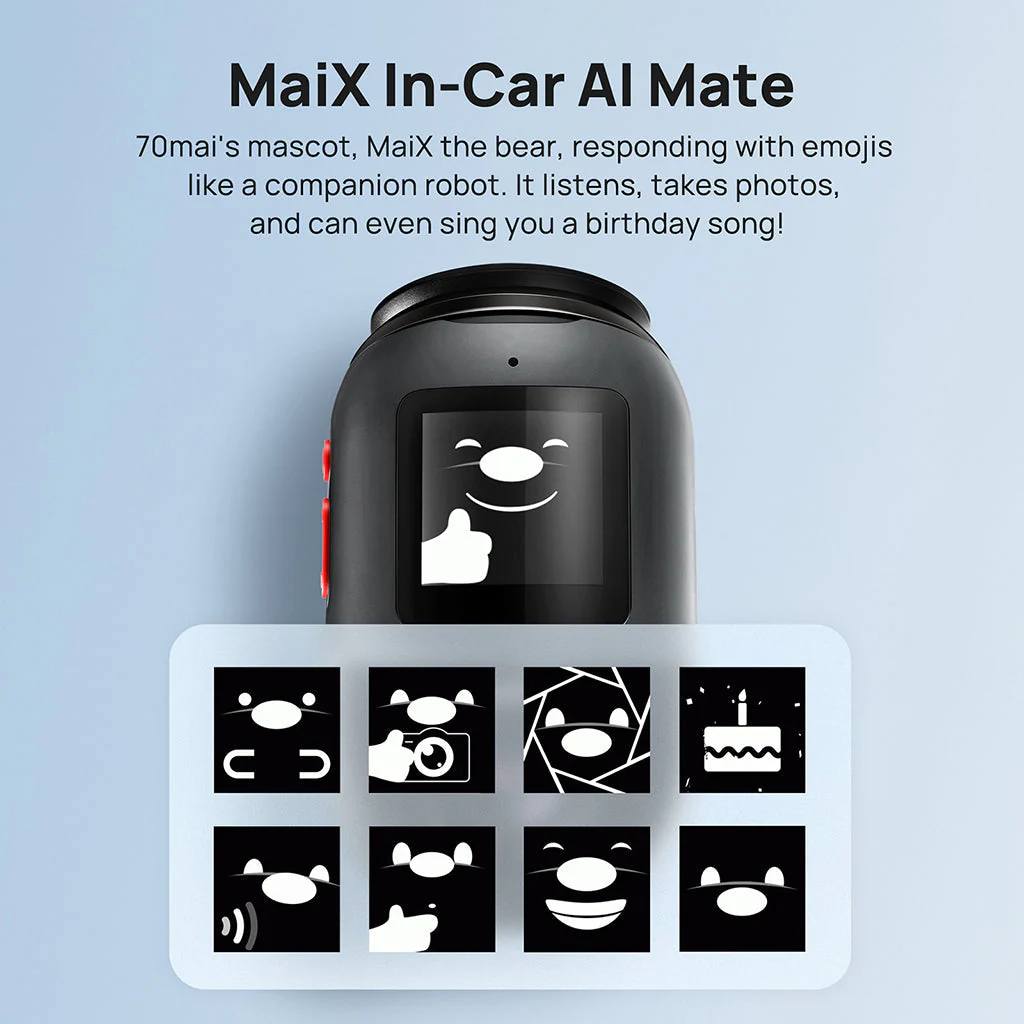 70mai Dash Cam Omni 360° Full View with Built-In eMMC, AI Detection & 4G LTE Supported - Image 12
