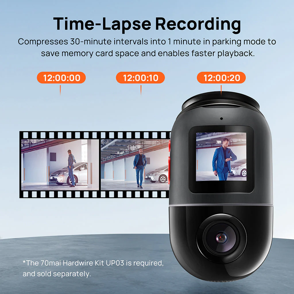 70mai Dash Cam Omni 360° Full View with Built-In eMMC, AI Detection & 4G LTE Supported - Image 15
