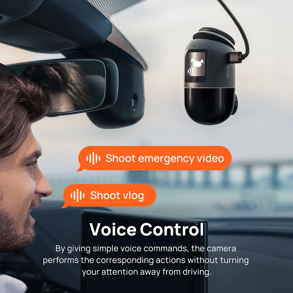 70mai Dash Cam Omni 360° Full View with Built-In eMMC, AI Detection & 4G LTE Supported - Image 8